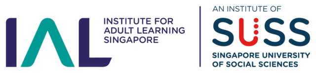 Institute for Adult Learning Singapore, an institute of SUSS, logo