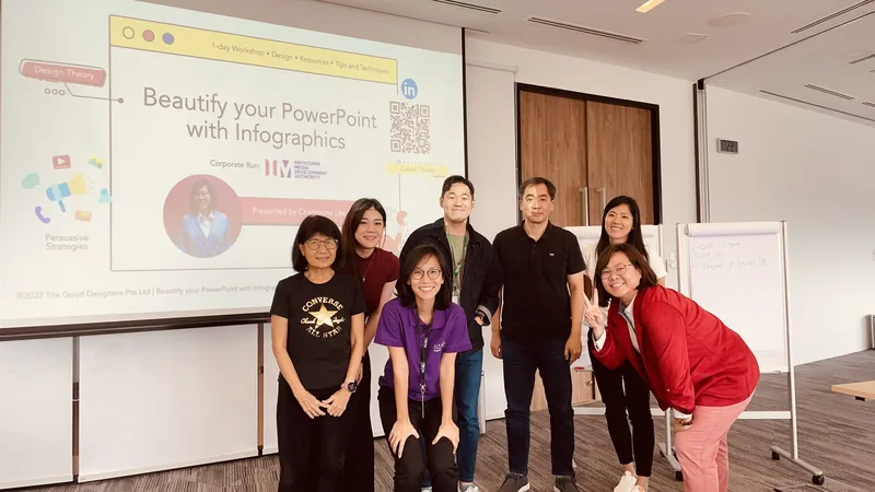 Beautify Your PowerPoint with Infographics workshop at IMDA