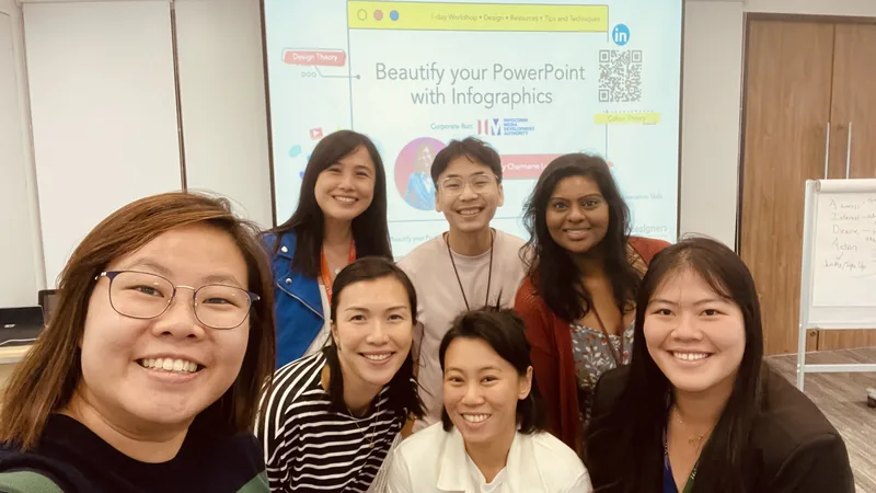 Beautify Your PowerPoint with Infographics workshop at IMDA