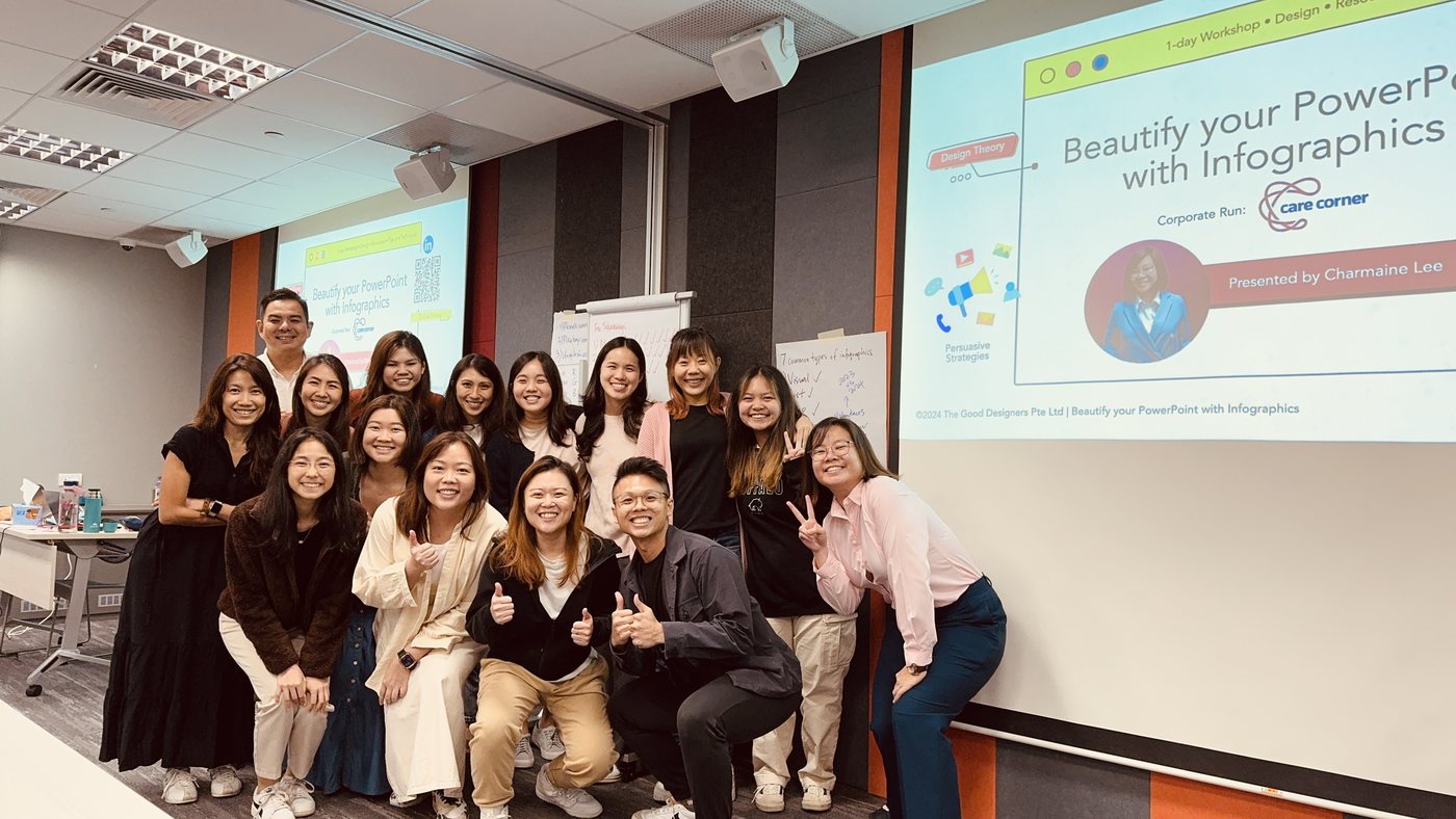 Beautify Your PowerPoint with Infographics workshop with the Care Corner team