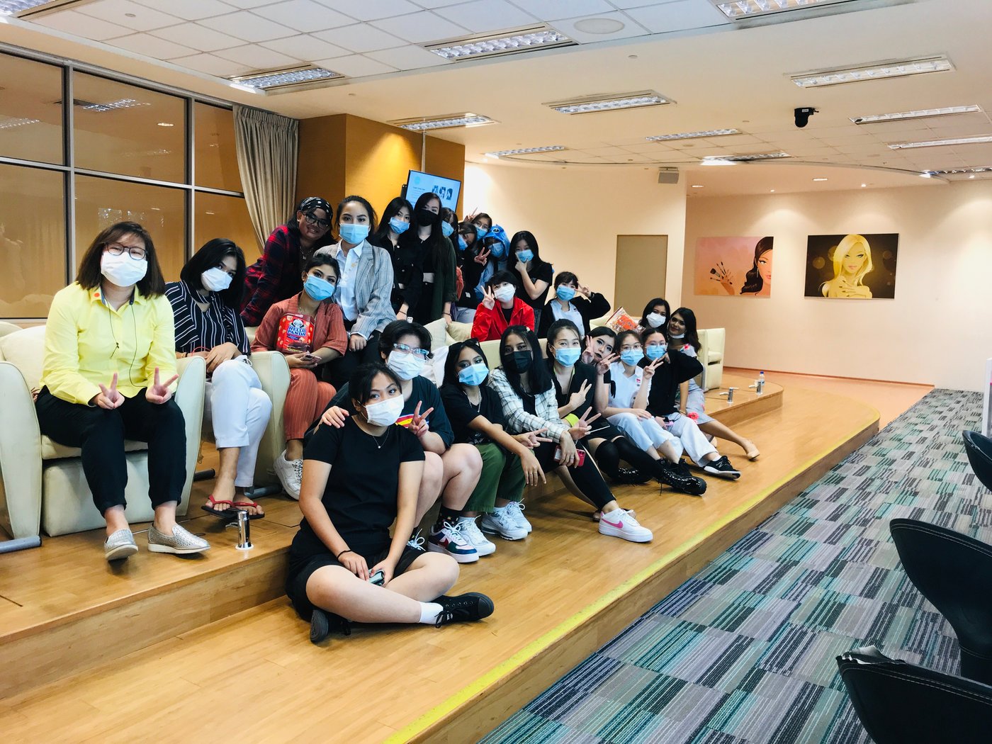 ITE College East students at a mobile photography workshop