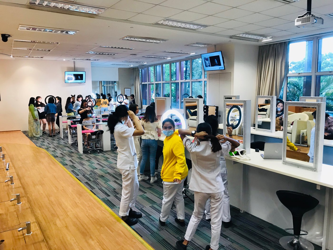 ITE College East students at a mobile photography workshop
