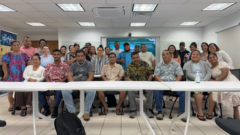 Master trainers and principals in Micronesia